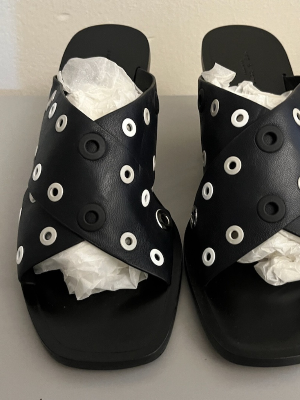 Rag & Bone Paige sandals size 37.5 LEATHER NEW W/DUST BAG